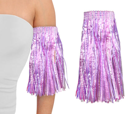 paire de brassières raphia rose/lila 22cm