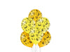 lot de 6 ballons de fête motif abeille et ruche mix 30cm