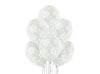 lot de 6 ballons de fête motif flocons de neige 30cm