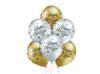 lot de 6 ballons de fête motif happy new year mix 30cm