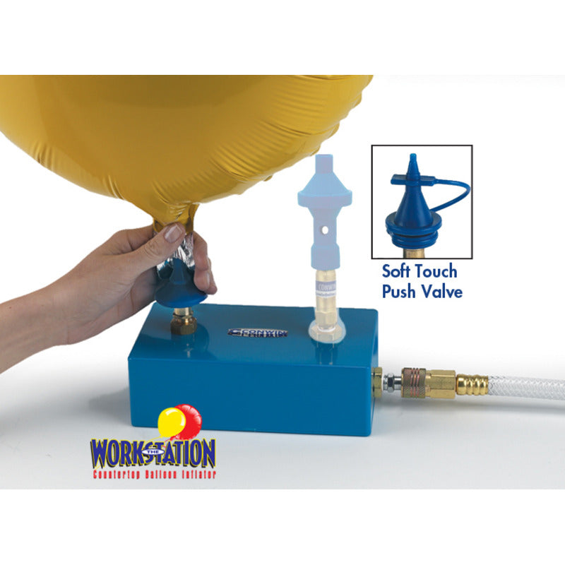 Station De Travail Gonfleur Avec Valve Poussoir Soft-Touch - Conwin