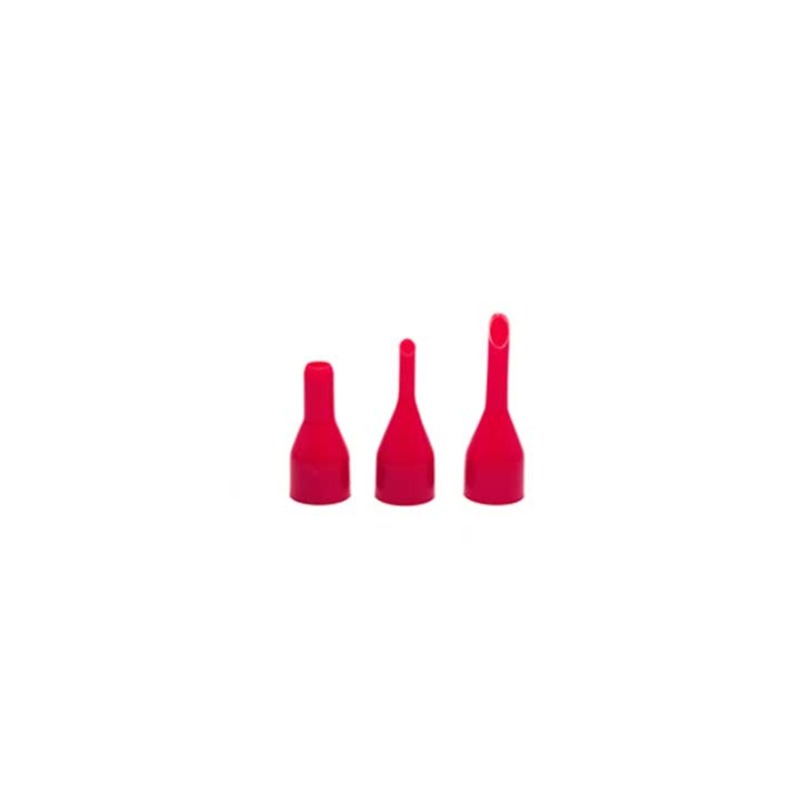Lot 3 Embouts Pour Gonfleur Mini Cool Air Rouge - Conwin