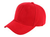 casquette baseball mode rouge adulte