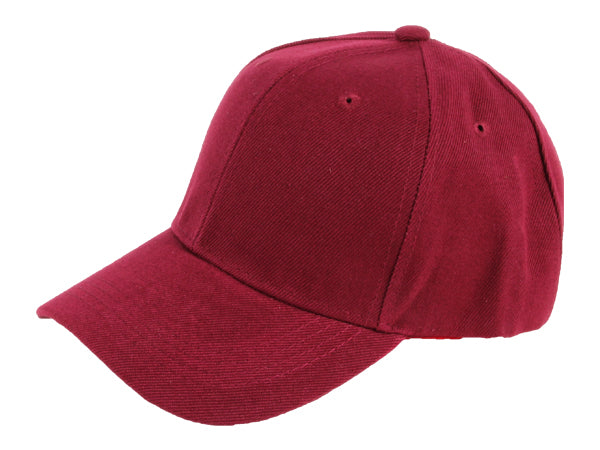 casquette baseball mode bordeaux adulte