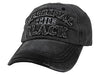 casquette coton vintage the original black noir