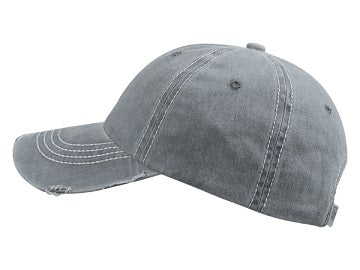 casquette coton rétro vintage unie gris