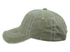 casquette coton rétro vintage unie vert olive