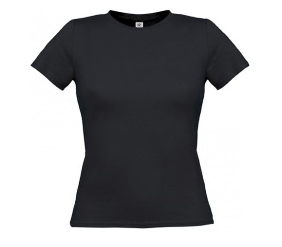 t-shirt noir pour femme taille m