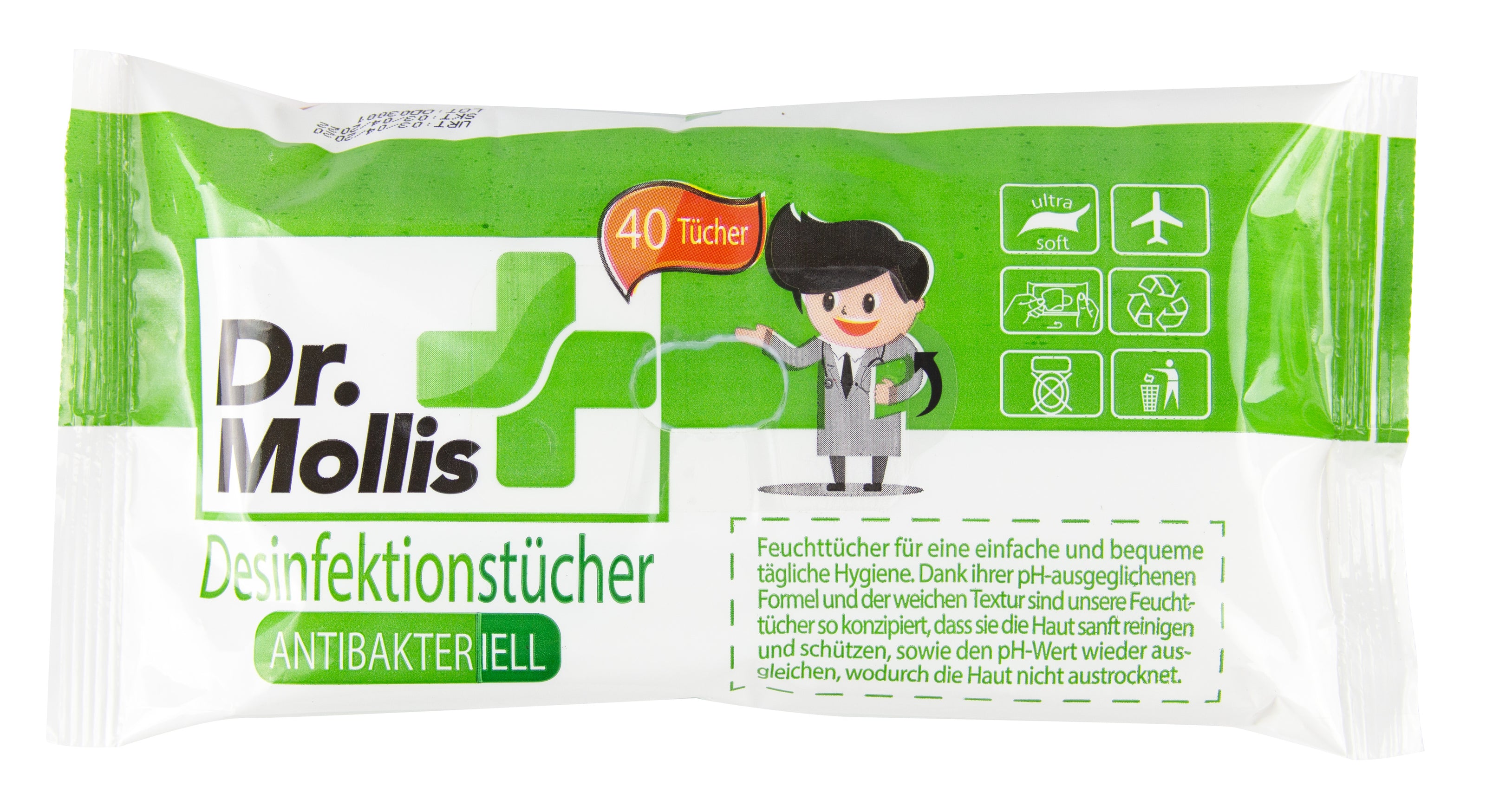 LINGETTES DESINFECTANTES X40