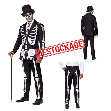 Costume Suitmeister Skeleton Grunge Black