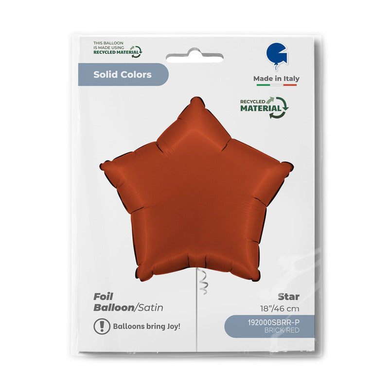 1 Ballon Aluminium Étoile 19