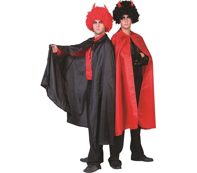 cape noire adulte taille unique