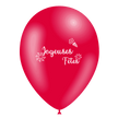 8 BAL HG95 Joyeuses Fêtes ROUGE sens hélium 1 face