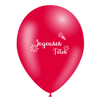 8 BAL HG95 Joyeuses Fêtes ROUGE sens hélium 1 face