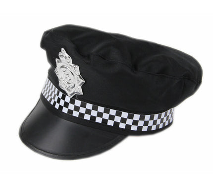 casquette officier de police noir