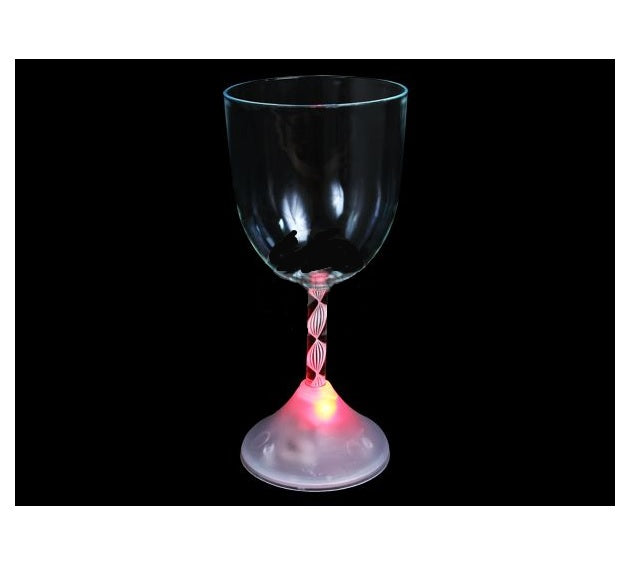 verre à vin lumineux led''s 18cm