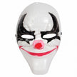 masque de clown démoniaque blanc