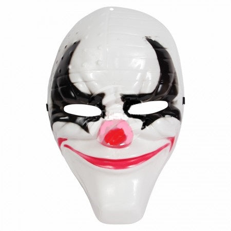 masque de clown démoniaque blanc