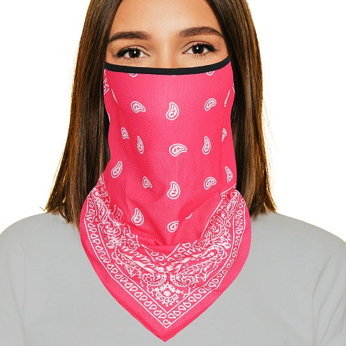 foulard de protection avec attache-oreilles st-028