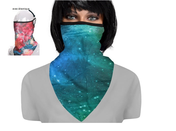 foulard de protection avec attache-oreilles st-014