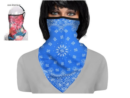 foulard de protection avec attache-oreilles st-038