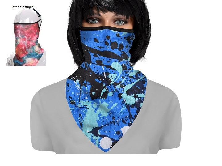 foulard de protection avec attache-oreilles st-039