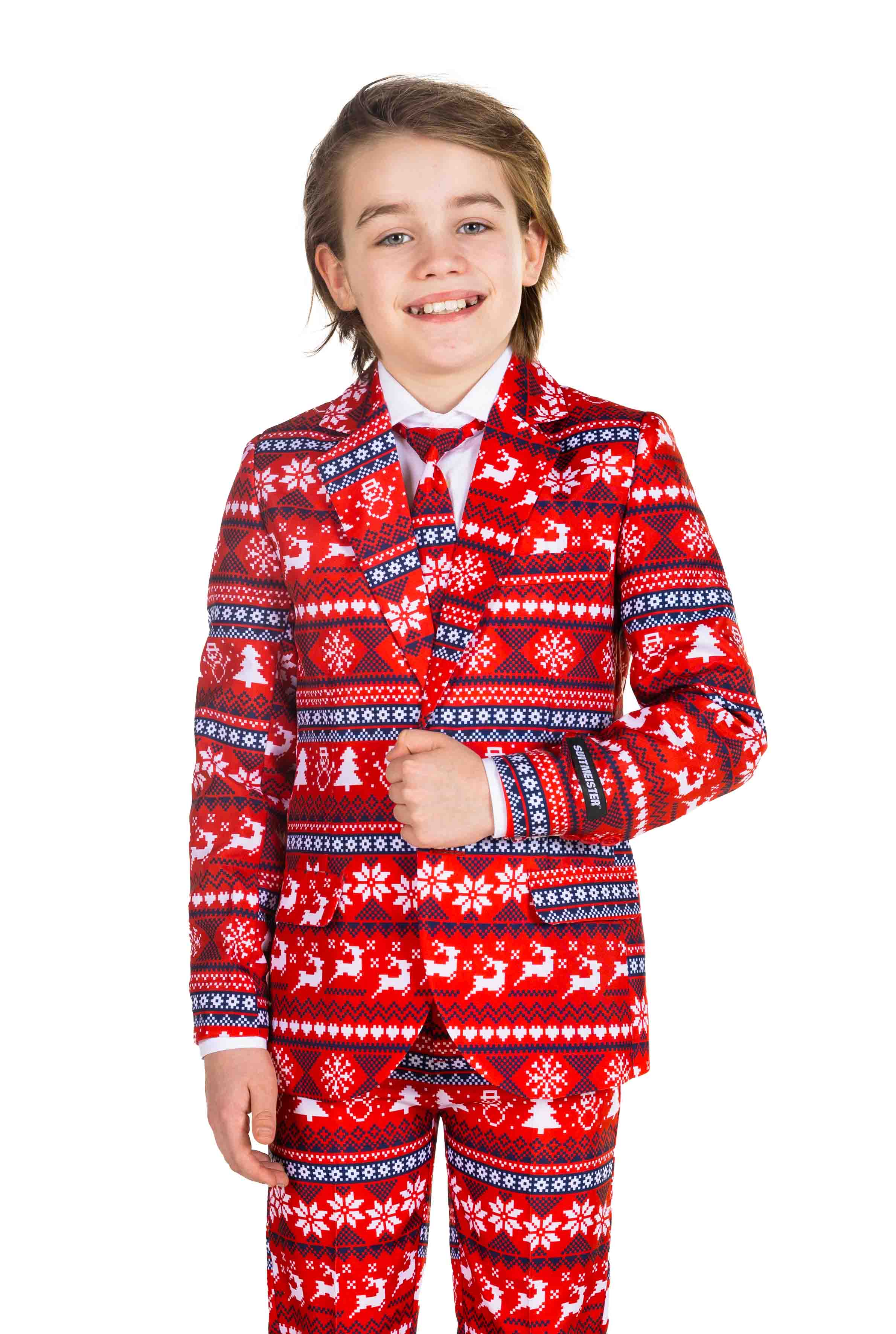 Costume Suitmeister BOYS Nordic Pixel Red