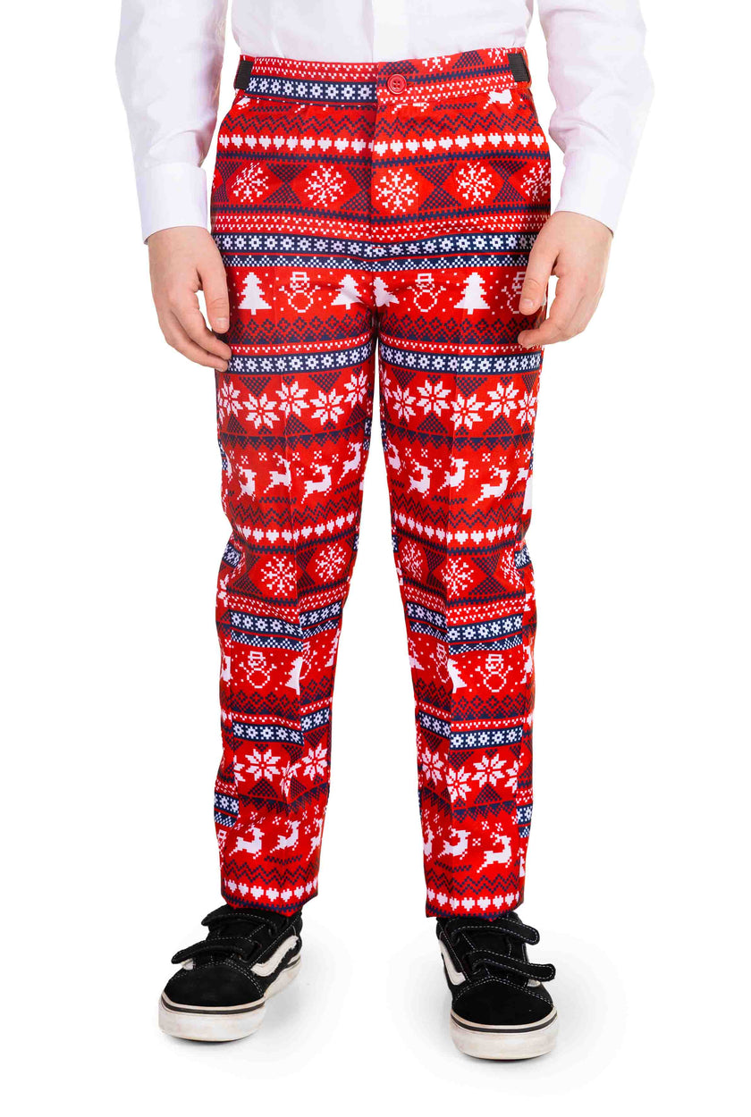 Costume Suitmeister BOYS Nordic Pixel Red