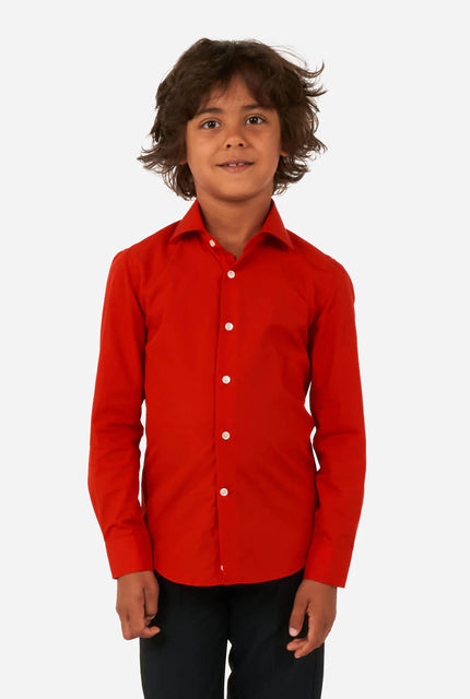 Chemise OppoSuits SHIRT LS Red Devil boys