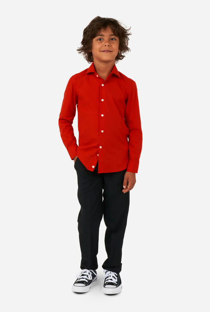 Chemise OppoSuits SHIRT LS Red Devil boys