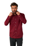 Chemise OppoSuits SHIRT LS Blazing Burgundy