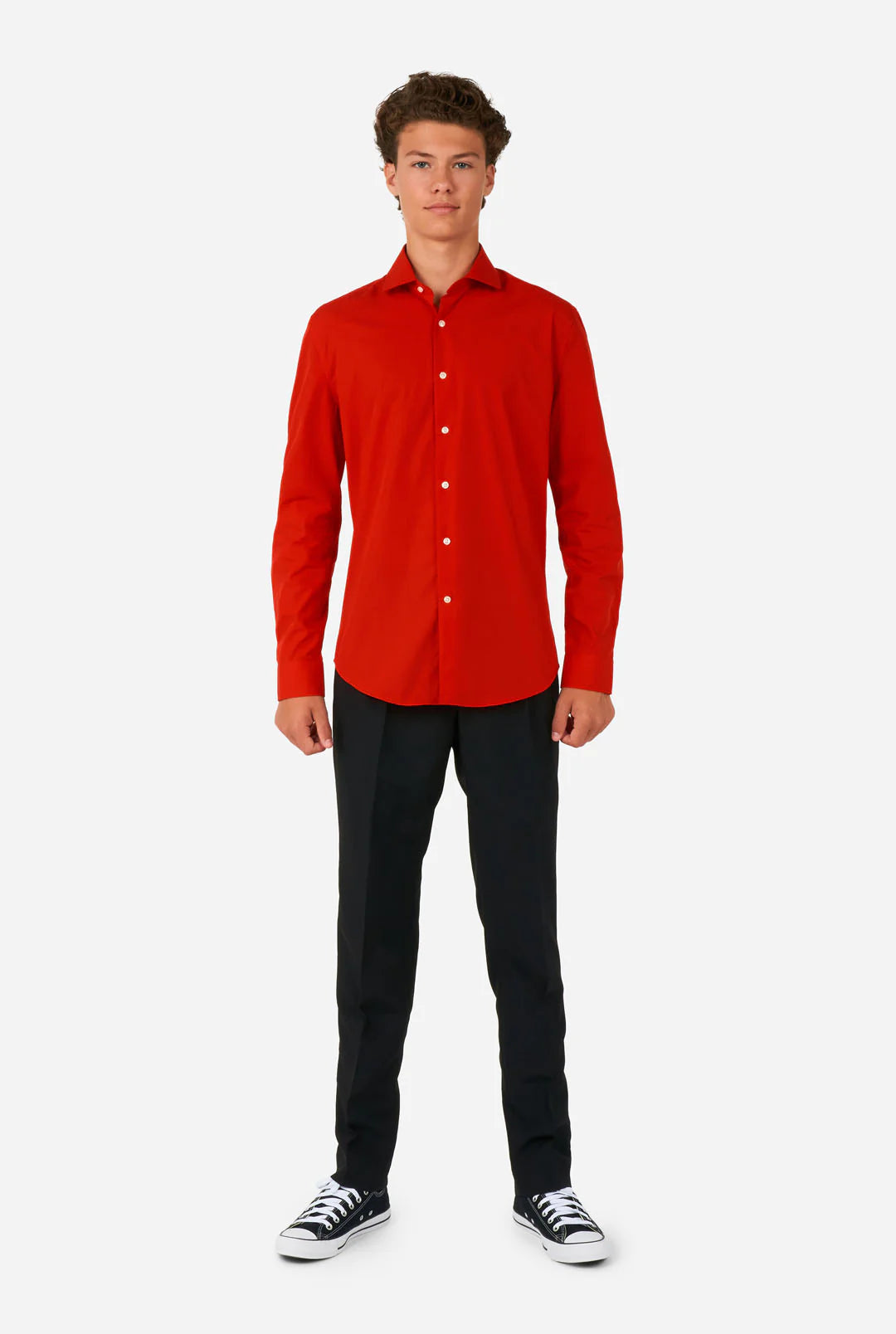 Chemise OppoSuits SHIRT LS Red Devil Teen boys