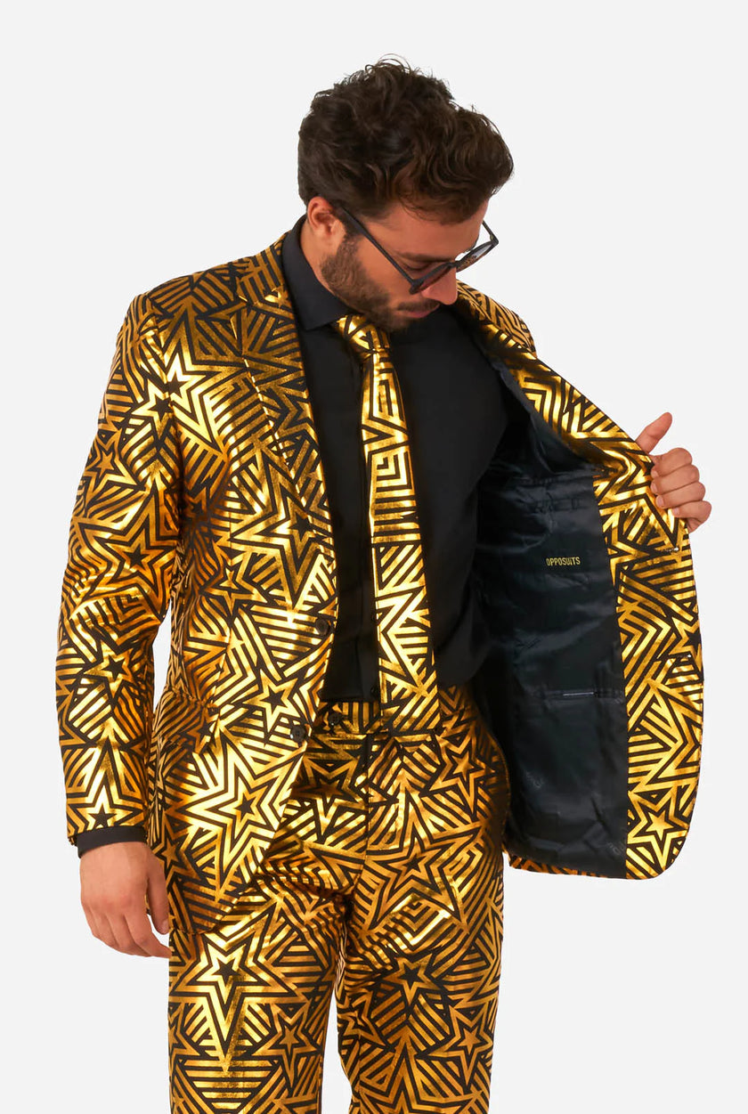 Costume OppoSuits Golden Geo Star