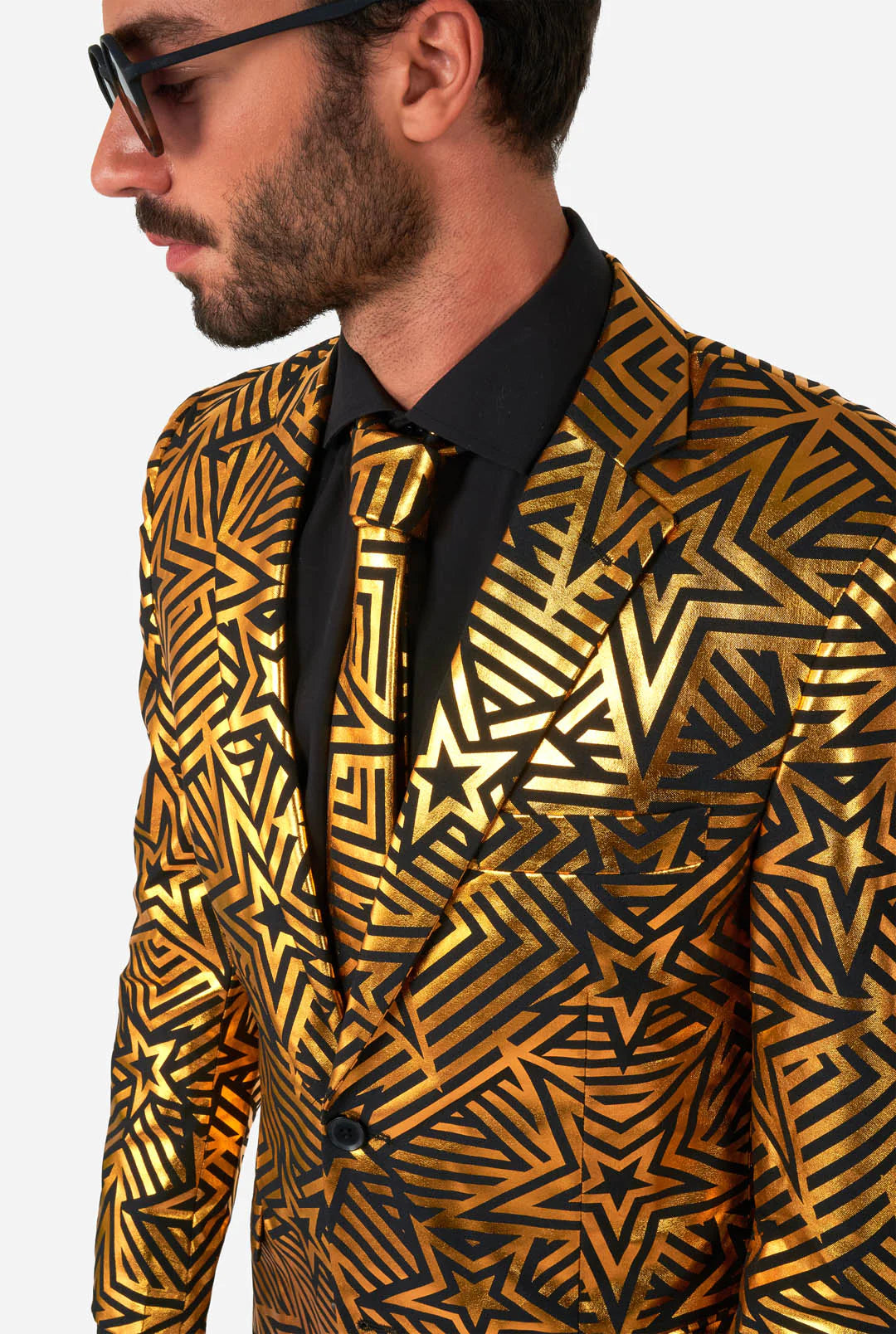 Costume OppoSuits Golden Geo Star