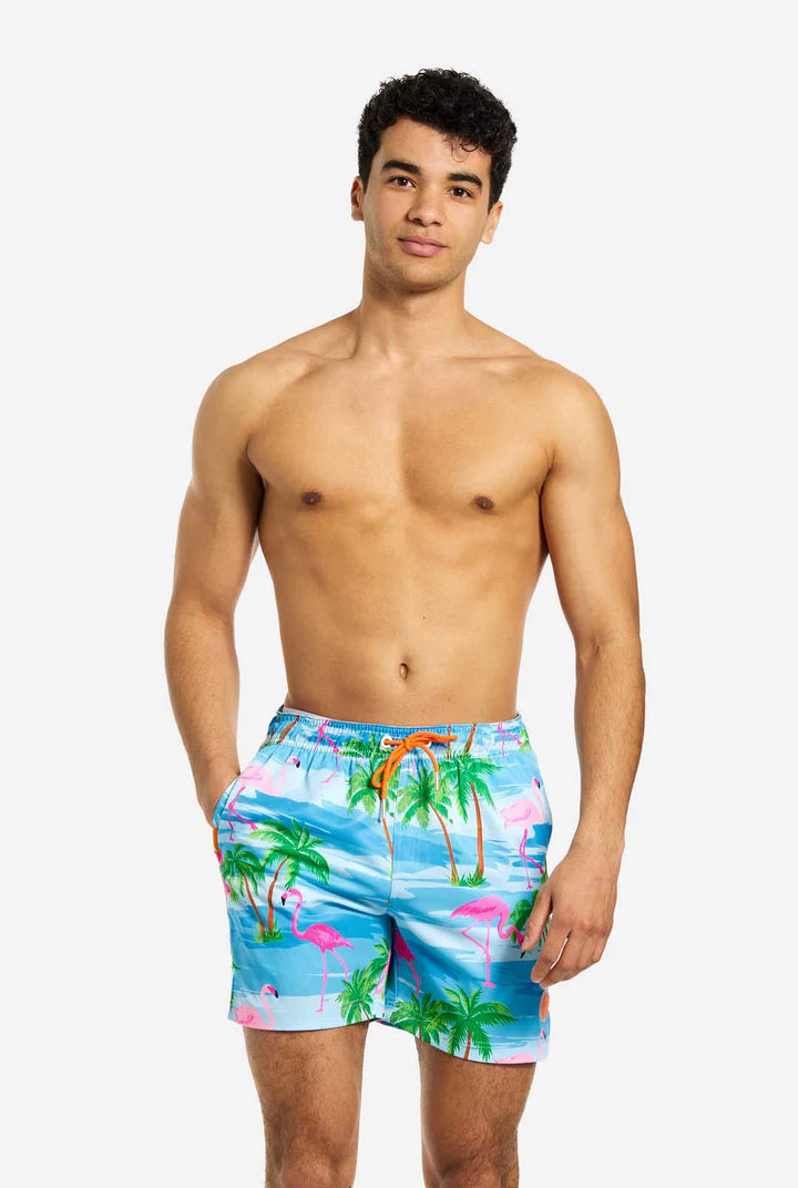 Short de bain OppoSuits Flamingguy