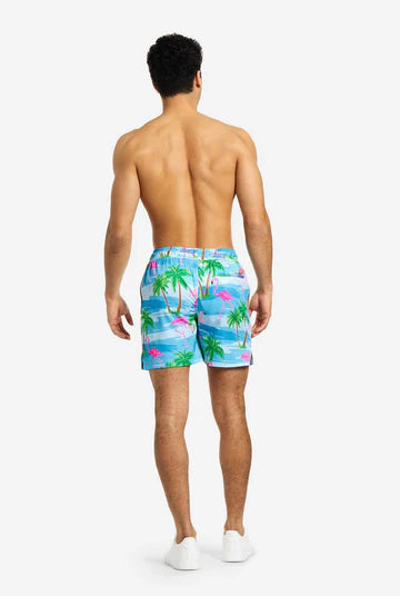 Short de bain OppoSuits Flamingguy
