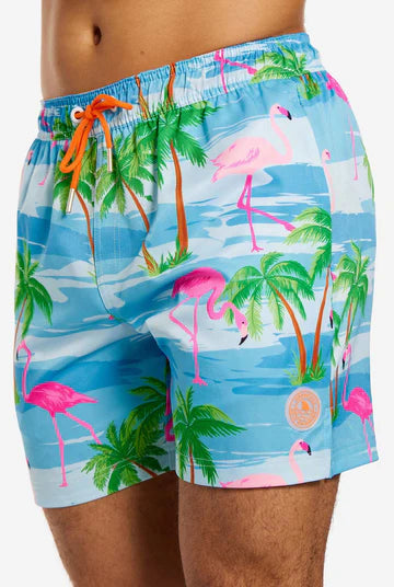 Short de bain OppoSuits Flamingguy