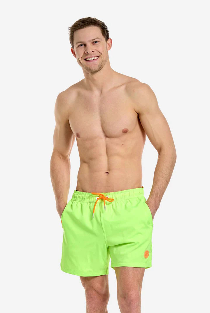 Short de bain OppoSuits Neon Lucky Lime