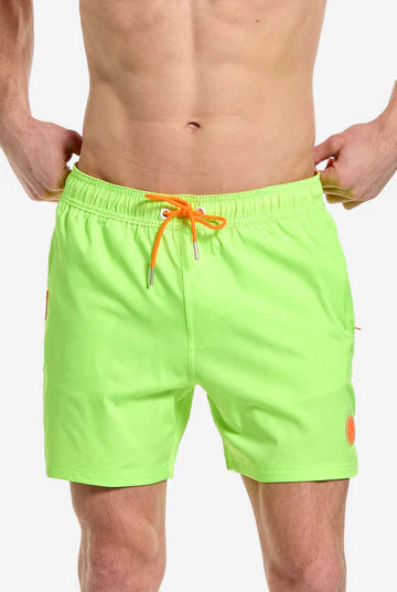 Short de bain OppoSuits Neon Lucky Lime