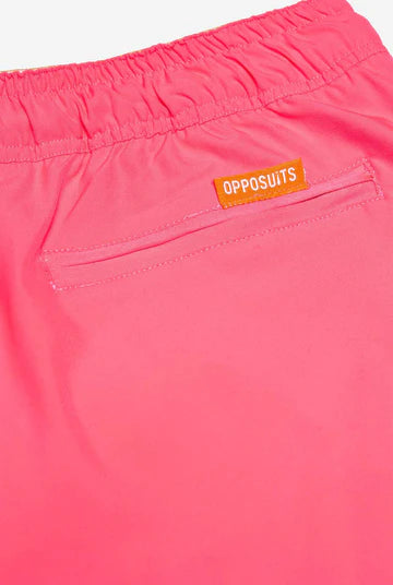 Short de bain OppoSuits Neon Pink Power