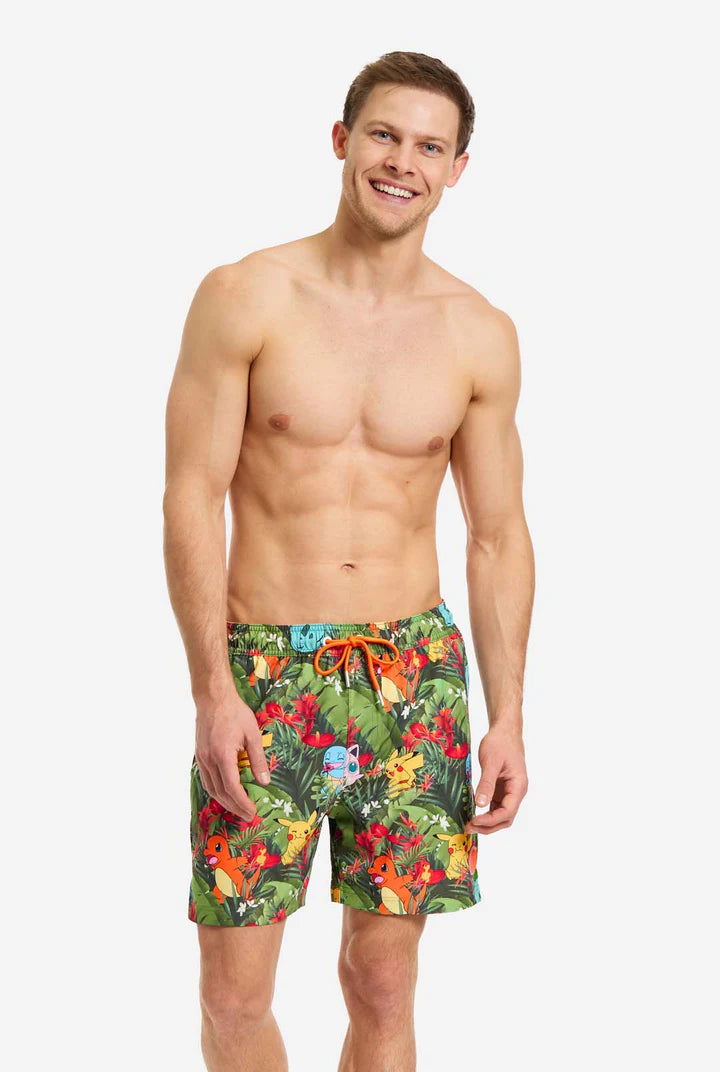 Short de bain OppoSuits Pokémon™ Tropical Forest