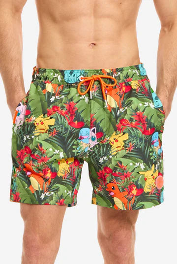 Short de bain OppoSuits Pokémon™ Tropical Forest