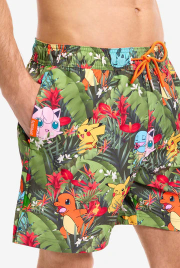 Short de bain OppoSuits Pokémon™ Tropical Forest