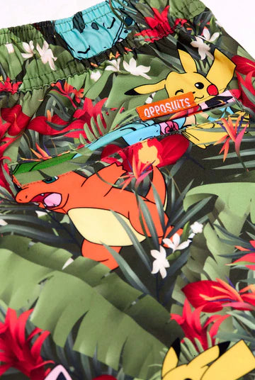 Short de bain OppoSuits Pokémon™ Tropical Forest