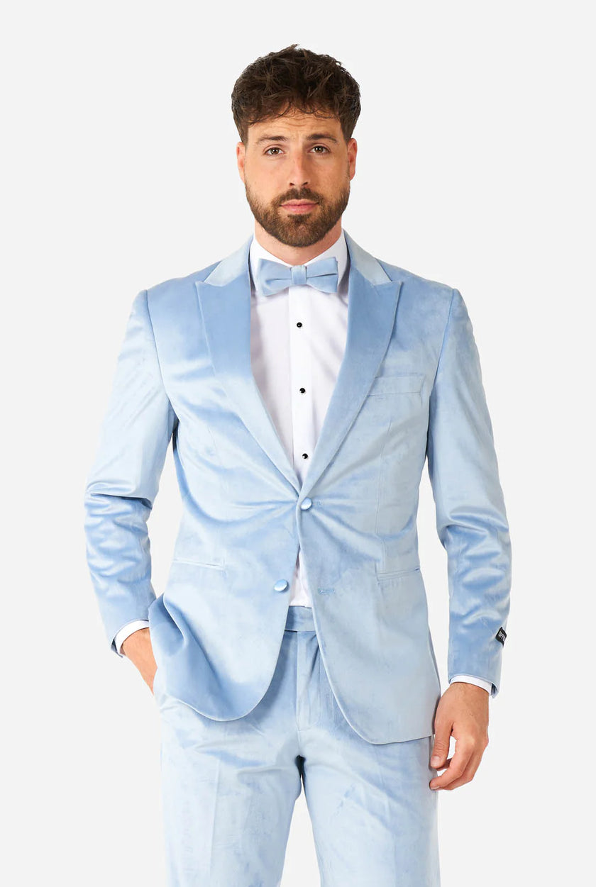 Costume OppoSuits Vintage Blue Velvet