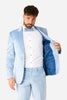 Costume OppoSuits Vintage Blue Velvet