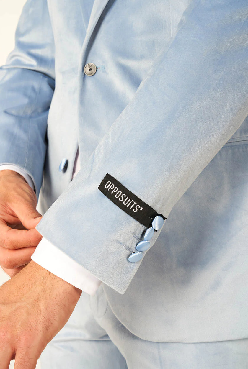 Costume OppoSuits Vintage Blue Velvet