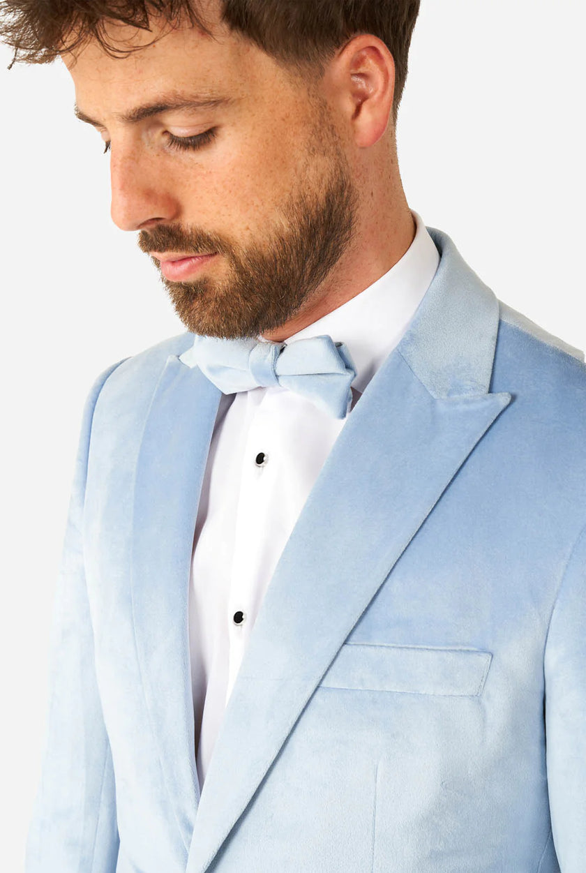 Costume OppoSuits Vintage Blue Velvet