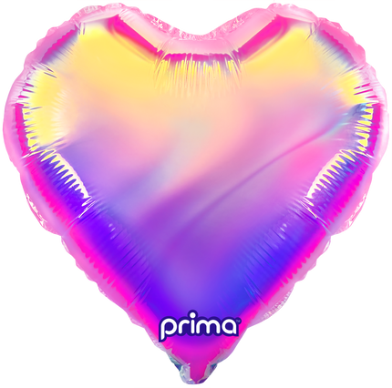 1 Ballon ALU Coeur Primadescent rose 28” - Prima