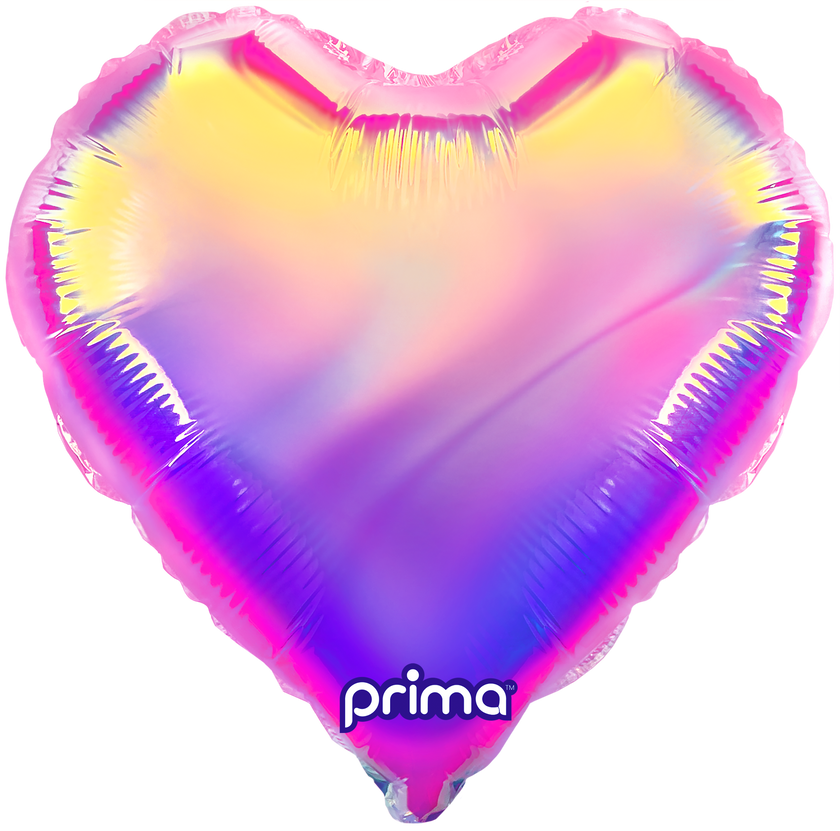 1 Ballon ALU Coeur Primadescent rose 28” - Prima